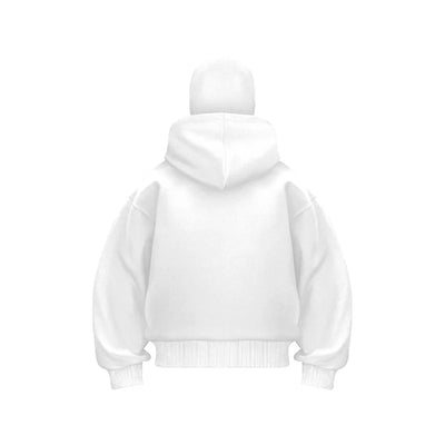 Veste cagoule blanche