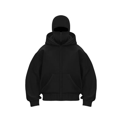 Veste cagoule noir