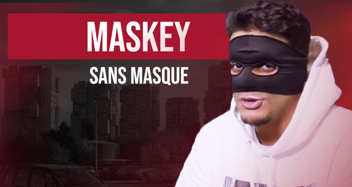 Le visage du Youtubeur Maskey sans masque - Fous ta cagoule