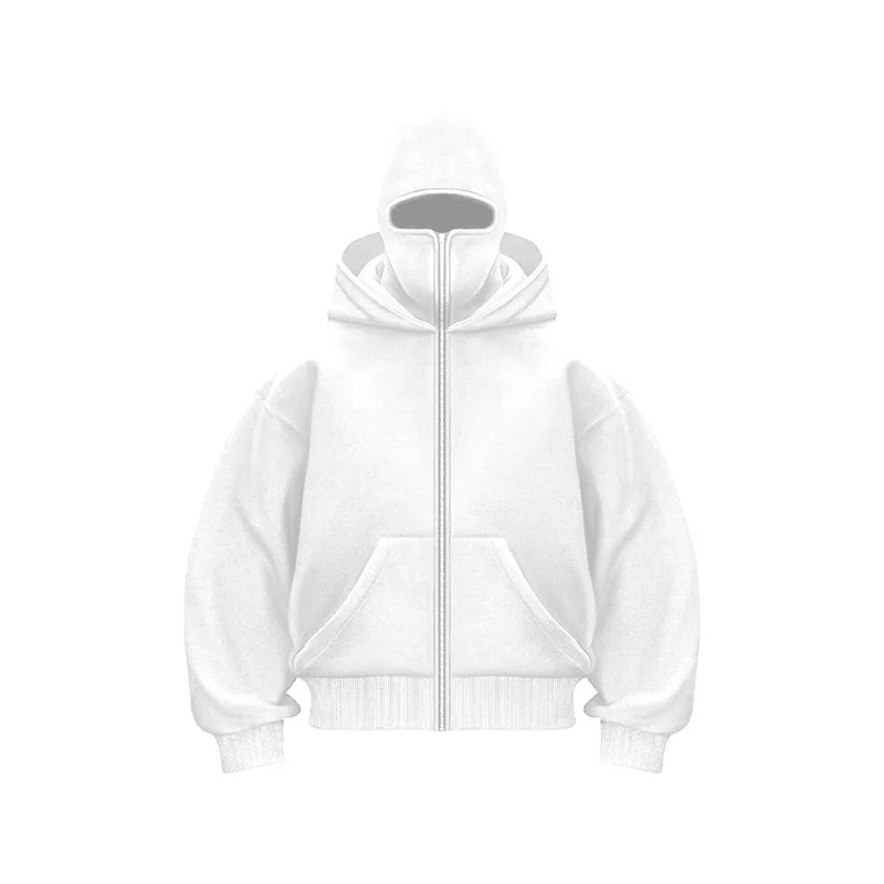 Veste cagoule blanche