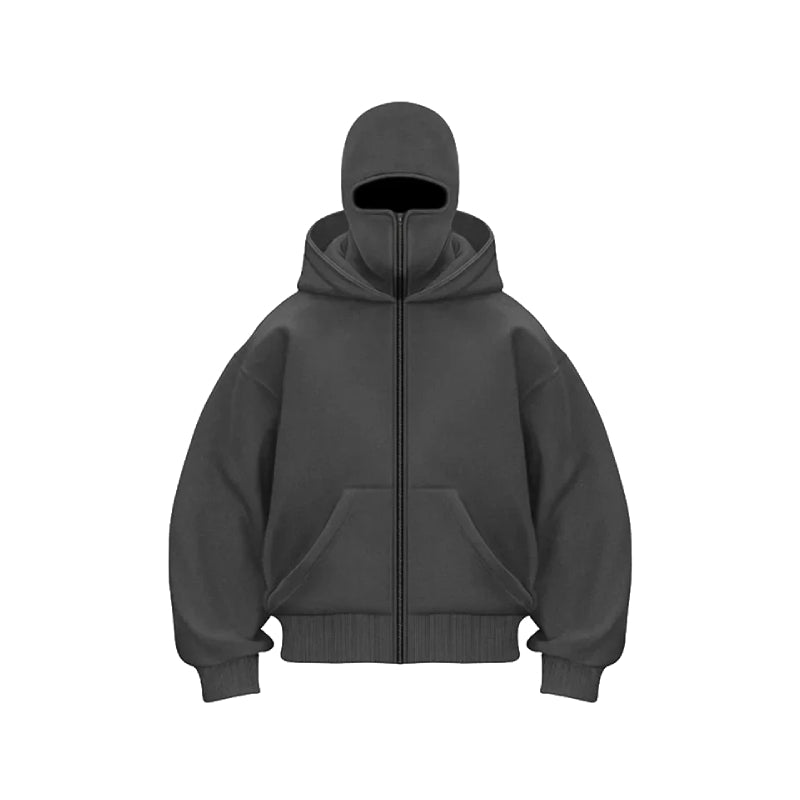 Veste cagoule grise