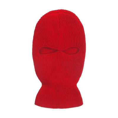 Cagoule rouge en laine - Fous ta cagoule